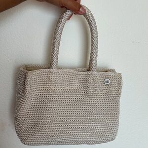 MINI The Sak Crochet White Tote